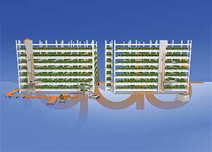 Motion plastics ensure reliable operation for vertical farming
