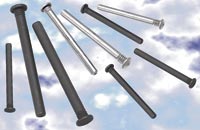 Latch pins for plastic