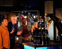 Igus robotic arm helps start the celebrations on The Gadget Show