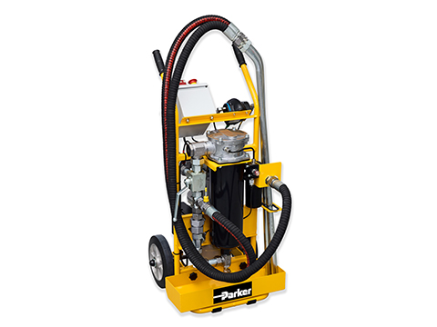Remove free water and contaminants from hydraulic fluid