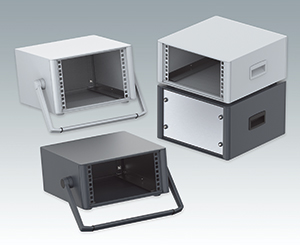 New half-width TECHNOMET 10.5â€ portable enclosures for 42HP subracks and chassis