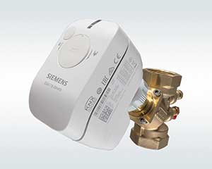 Siemens actuator line for small valves operates as quiet, connected multitasker