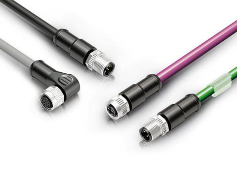 Optimised assembly for M12 connectors