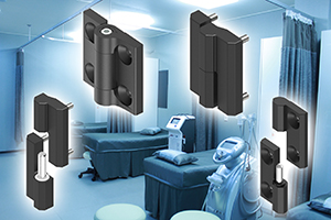 Emka 1056 hinges for Covid barriers and shields