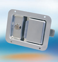 Industrial grade latch offers lockable security