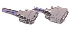 2mm MIL-DTL-83513G DMM connectors with 360deg EMC backshells