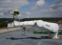 Measuring robot works tirelessly outdoors