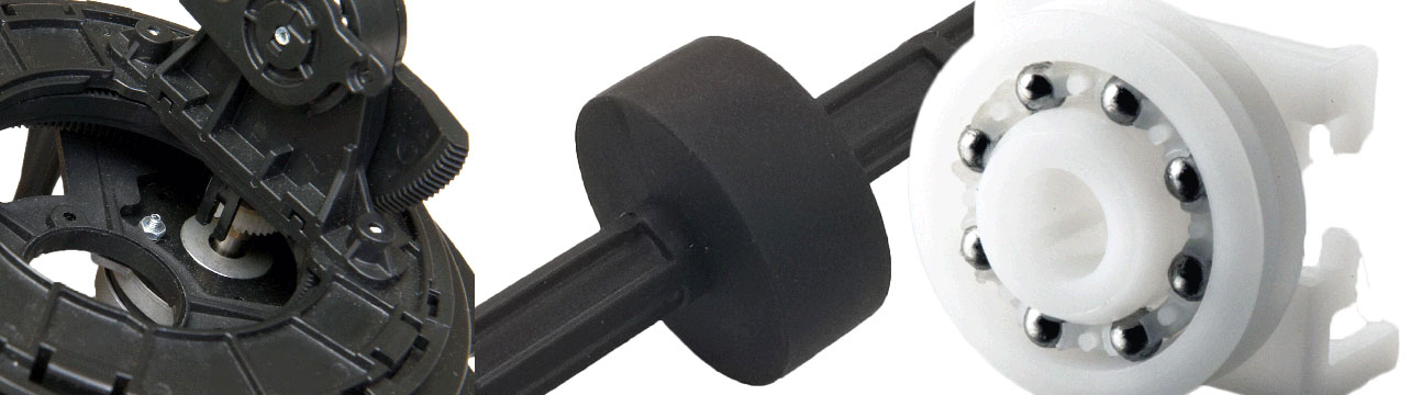 What is an integrated plastic bearing?