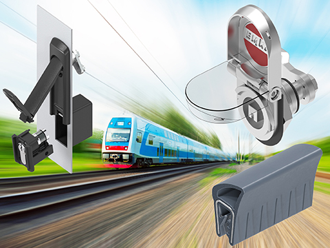 EMKA locking technology especially for rail vehicle construction
