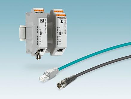 Highspeed Ethernet up to 1 km with Gigabit Ethernet extenders