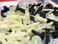 Plastic versus metal fasteners