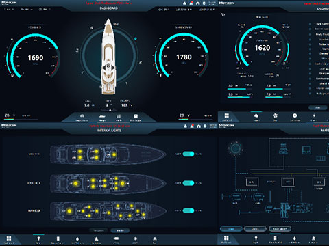 Comprehensive user visualisation in marine design applications