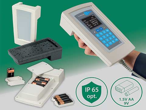 HAND-TERMINAL plastic enclosures now in two versions
