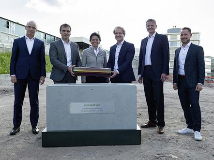 Schaeffler lays foundation stone for central laboratory