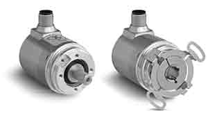 Compact 36mm absolute rotary encoders with analogue interface