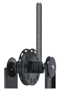 New e-spool energy chain variants provide robust solution for routing multiple cables in small spaces