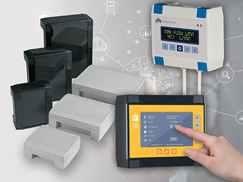 IK/IP-rated SOLID-BOX for industrial touch screen and display electronics