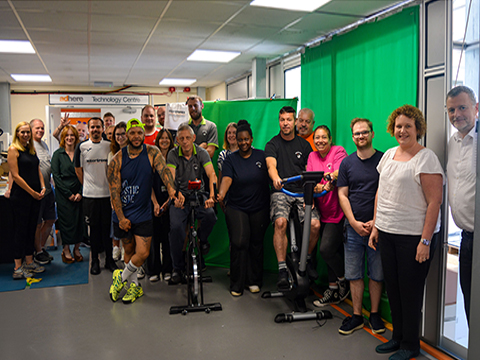 Intertronics raises more than £5,000 for Emmaus Oxford with cycling fundraiser
