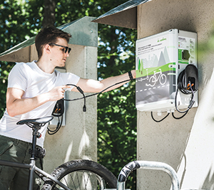 New e-bike charging station answers boom in UK electric bike sales