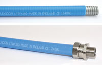 New Polyurethane Coated Blue Flexible Conduit offers Low Temperature Performance