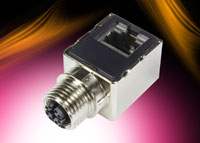 Harting introduces har-speed M12/RJ45 adaptor for flexible 8-wire Ethernet applications