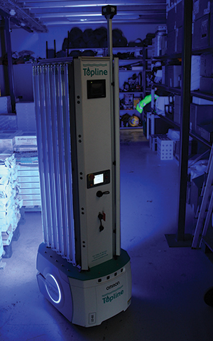 UV-C Robot from Omron helps businesses win the fight against Covid