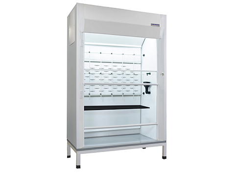 Floor-mounted hoods for large processes