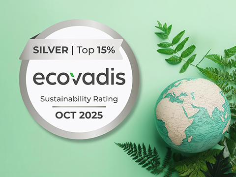 Moxa Wins EcoVadis Silver Medal for Sustainability Performance