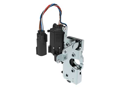 Heavy-duty electronic rotary latch features integrated sensor