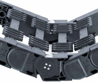 Quiet and reliable cable carrying for distances up to 800m