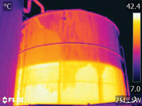 Infrared inspection whatever the size