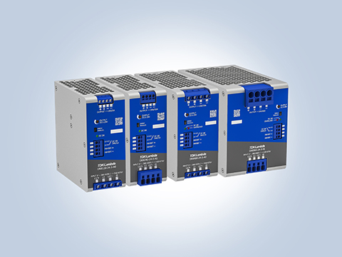 Upgraded performance and functionality for 3-phase DIN-rail mount power supplies