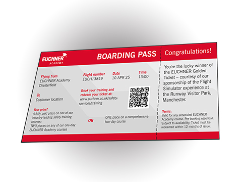 Will you be the winner of the EUCHNER Golden Ticket?