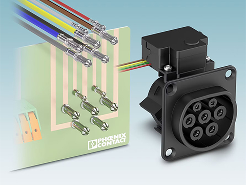 Modular AC charging sockets with a reduced installation depth