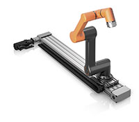 Robots get greater range with plug-and-play linear actuators