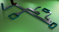 Floor mount cable conduit system from ETA Enclosures