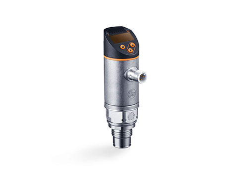 Pressure sensor with display for viscous and abrasive media