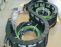 Pre-assembled Energy Chain system delivered and installed onsite