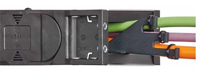 Secure cables in e-chains quickly and easily