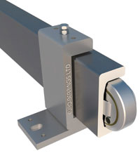 Precision combined roller bearing and steel profile