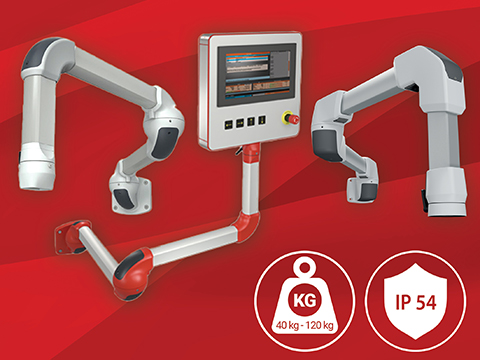 Premium modular suspension arms for industrial electronics
