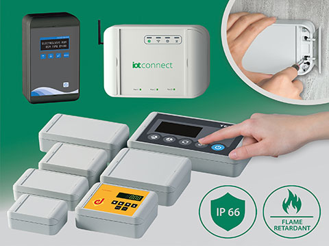 OKW's sealed smart box enclosures for tough industrial electronics