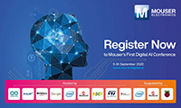 Registration now open for digital AI conference presented by Mouser