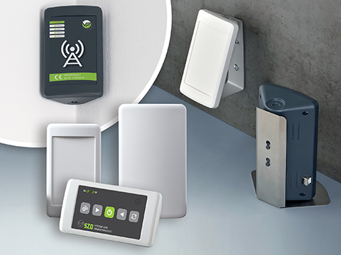 Wall-mount enclosures now available with custom metal holders