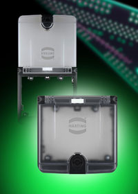 Han-Port connector mounting frames now available in plastic
