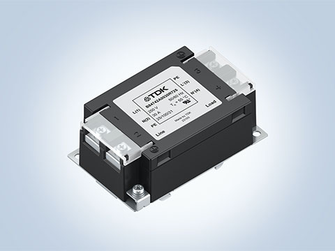 Single-phase EMI filters for DIN rail can also be used in DC applications