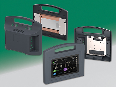 Plastic enclosures now with custom metal brackets and mounting plates