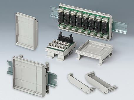 OKW updates RAILTEC SUPPORT modular DIN rail PCB holders