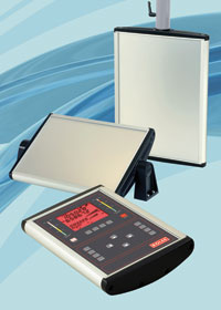 Ergonomic enclosures suit slimline displays and controls
