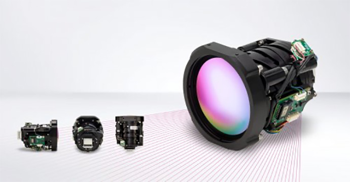 Thermal camera now available with factory-integrated continuous zoom lens